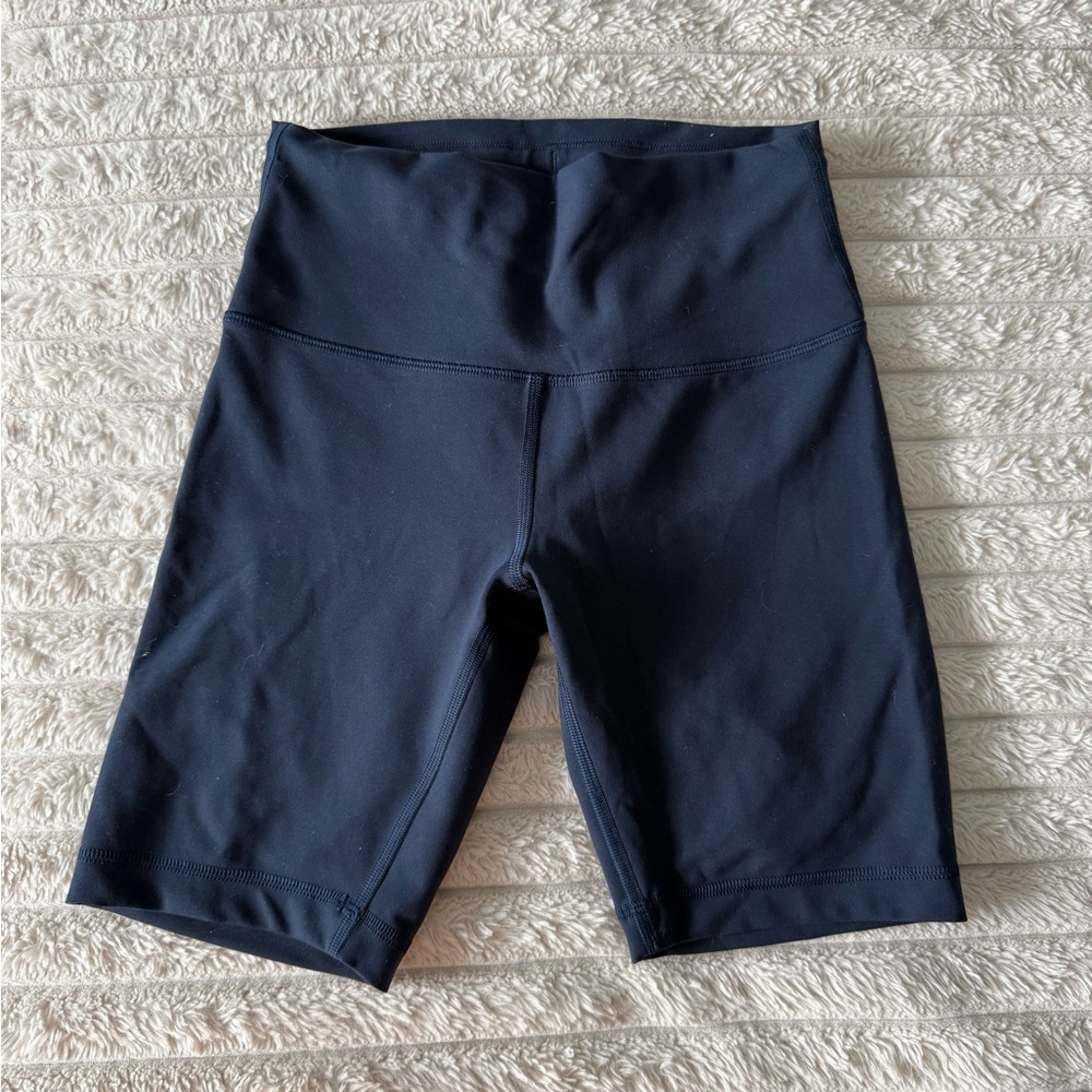 COPY - Lululemon Women's Navy Blue Wunder High Rise shorts size 6